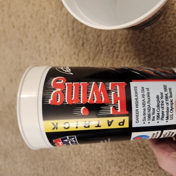 Set Of 3 McDonald’s Plastic Cup USA Basketball Scottie Pippen Chris M Patrick E - Picture 8 of 9